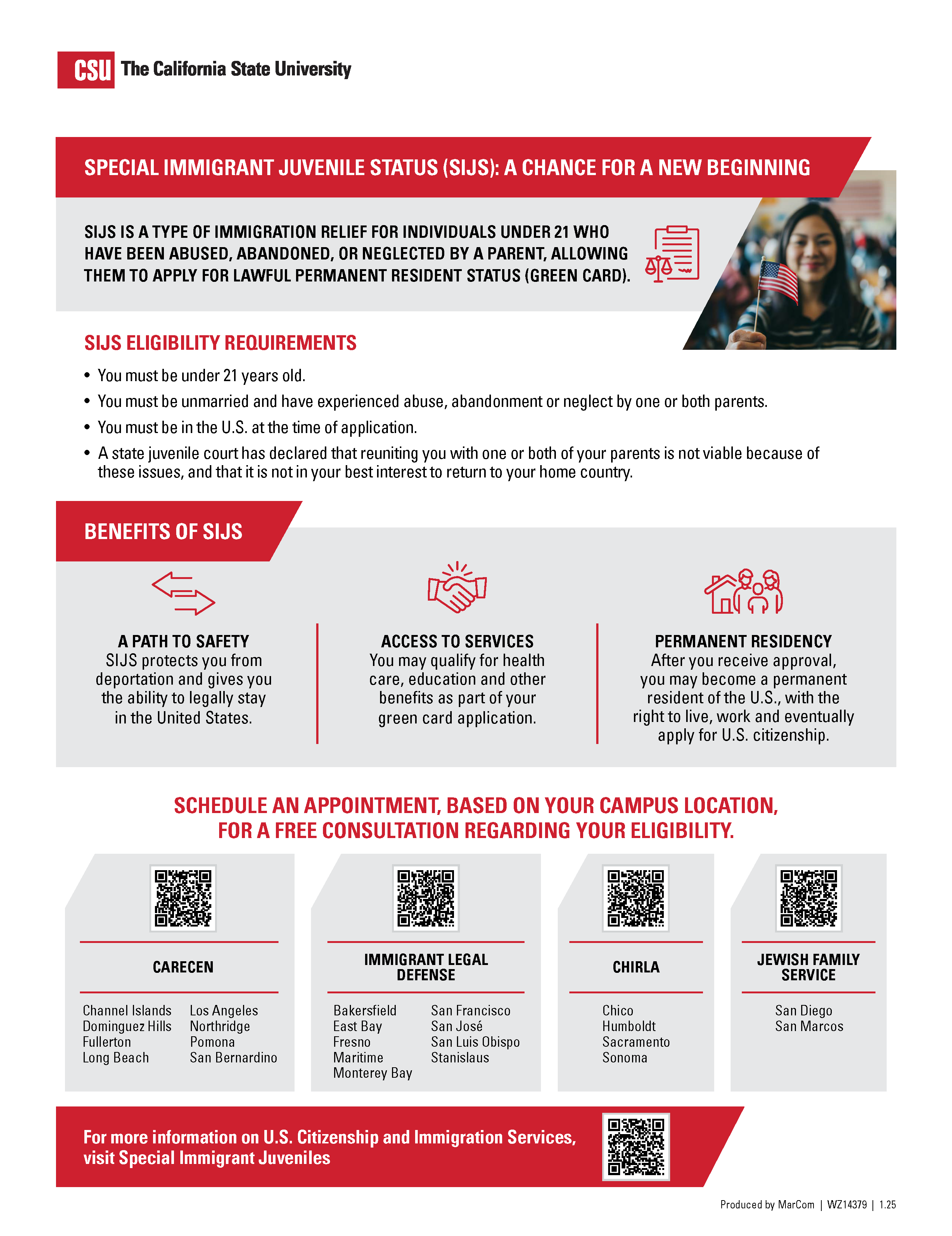 Special Immigrant Juvenile Status flyer