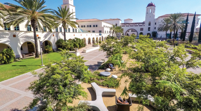 SDSU walkway
